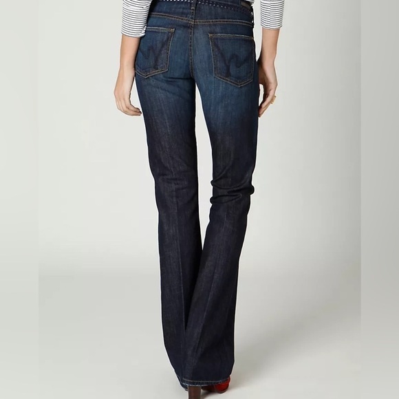 Citizens Of Humanity Denim - Citizens Of Humanity Kelly Jeans Low Waist Boot Cut In Pacific Ocean Wash EUC